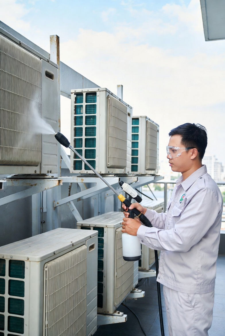 địa chỉ vệ sinh điều hòa quận Long Biên